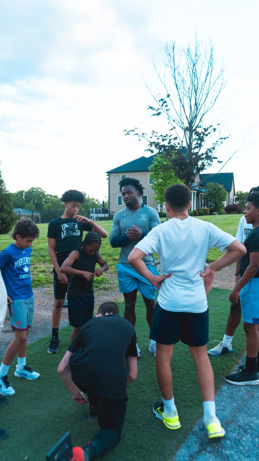 Youth development session — outdoor training